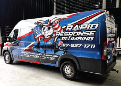 Fleet Van wrap in Indianapolis by Shadow Graphix