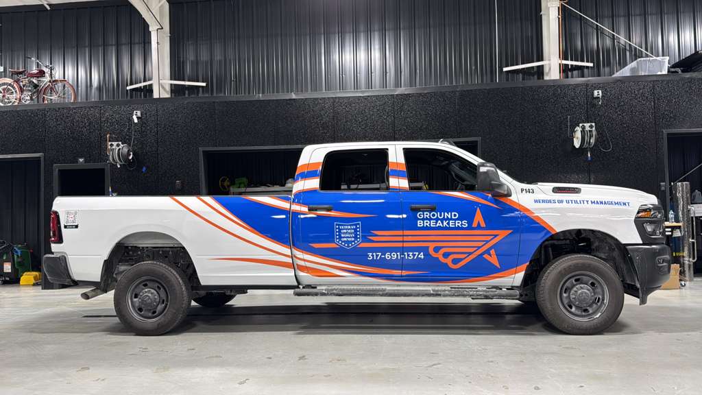fleet-vehicle-wrap-indianapolis-ground-breakers-2-truck-shadow-graphix.webp Truck Fleet Vehicle wrap in Indianapolis by Shadow Graphix