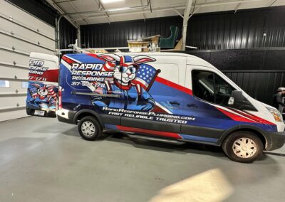 van wraps Indianapolis service vehicle graphics Shadow Graphix