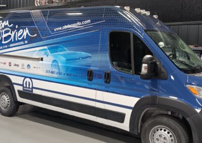 Van Fleet Vehicle wrap in Indianapolis by Shadow Graphix